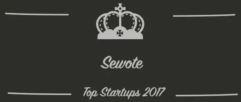 Sewote : une startup à suivre en 2017 (Présentation)